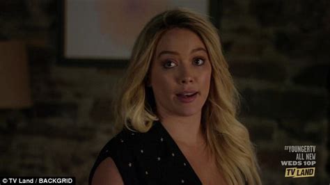 hilary duff boobs|Hilary Duff flashes bare breast in comedy drama Younger